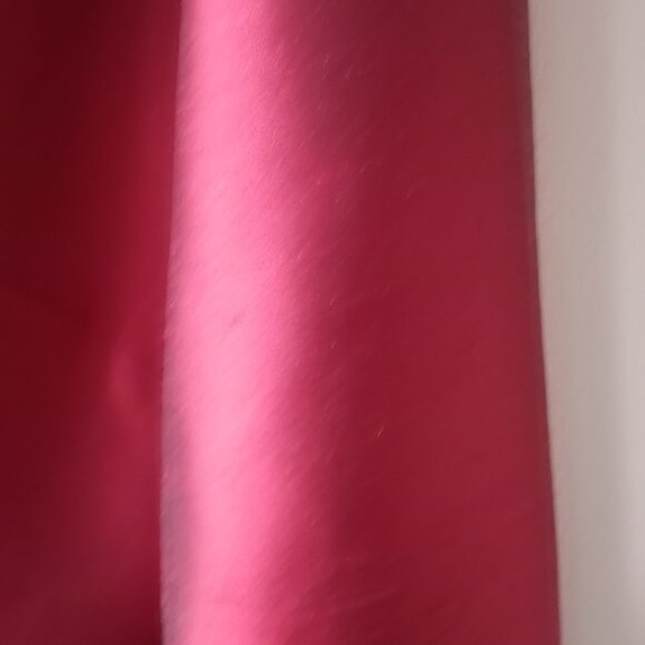 'Talbots' 100% Shantung Silk Claret Red Blouse 3/4 Sleeve Size 18W - Picture 9 of 11